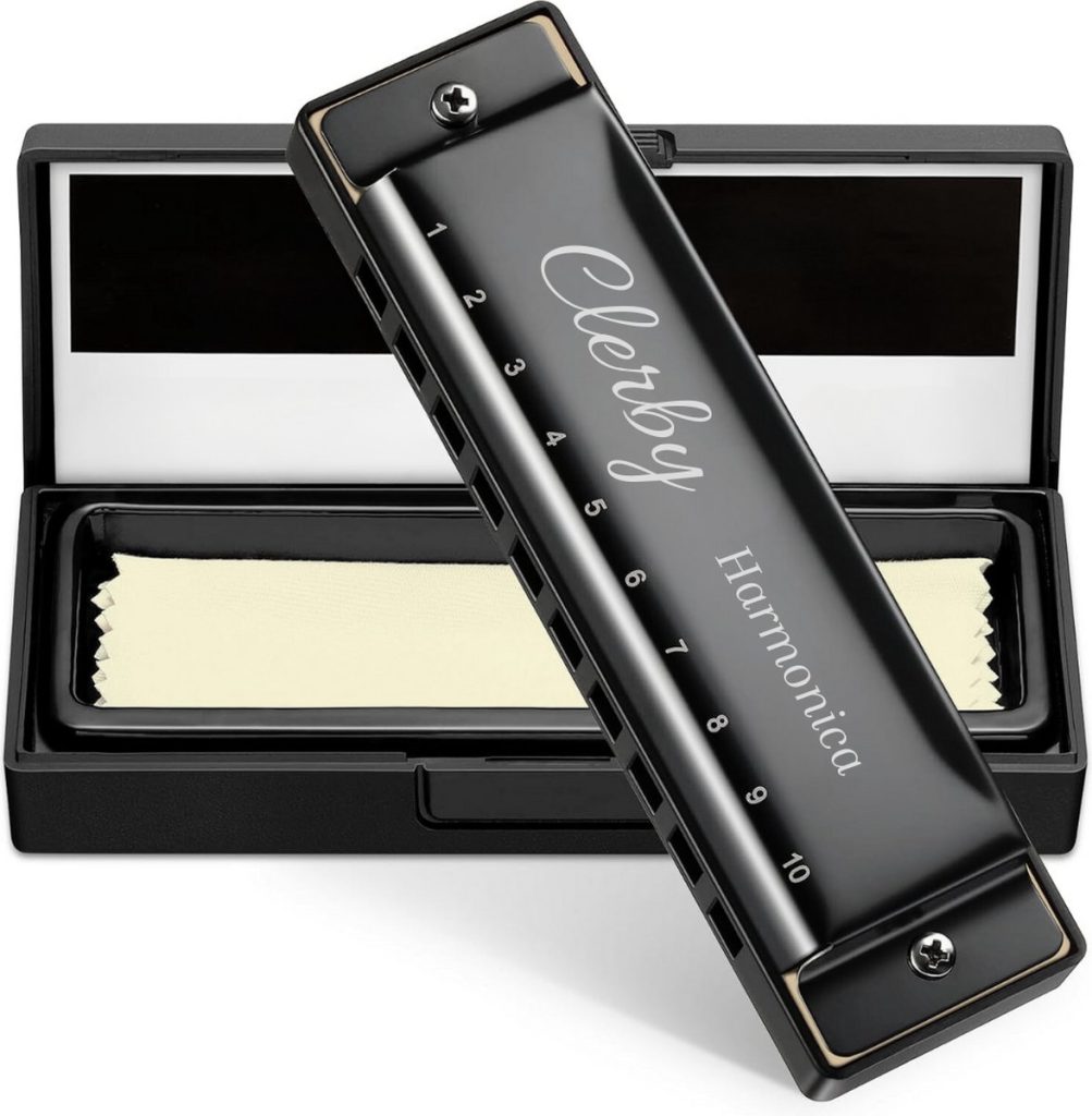 Mondharmonica C Majeur - Blues Harp C - voor Volwassenen & Kinderen - Zwart