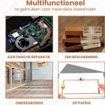 Koperen tape voor elektrische reparatie, EMI-afscherming, ondergronds en op papier.