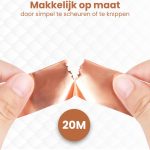 Koperen tape van 20M wordt gemakkelijk gescheurd.