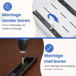 Montage van de Clerby schuiflade met en zonder boren