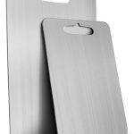 Clerby - RVS Snijplank - 29x20CM - Duurzaam - Vaatwasserbestendig - Cutting Board - Zilver